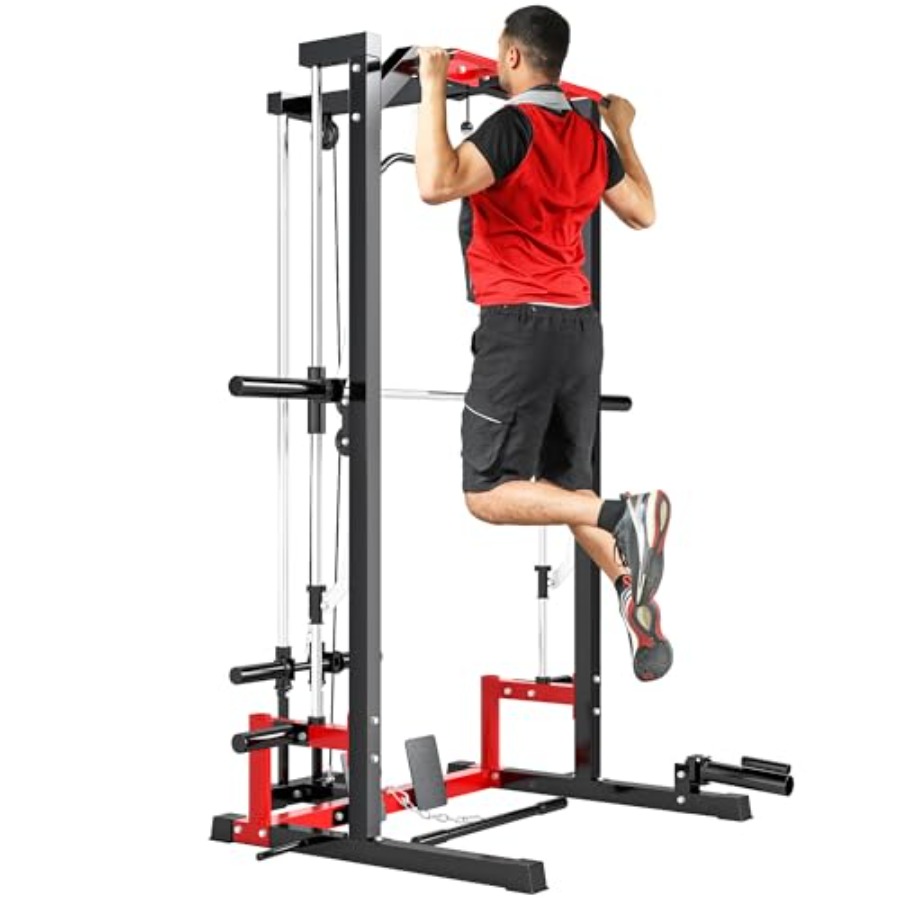 Lat Pulldown Bar - Power Cage Smith Machine Multifunzione con