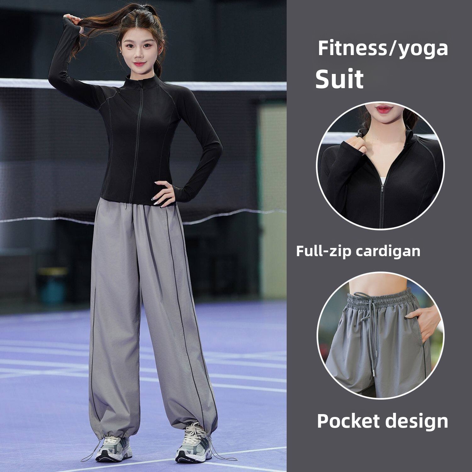 Yoga Fitness Outfit - Set Sportivo da Corsa per Donna,