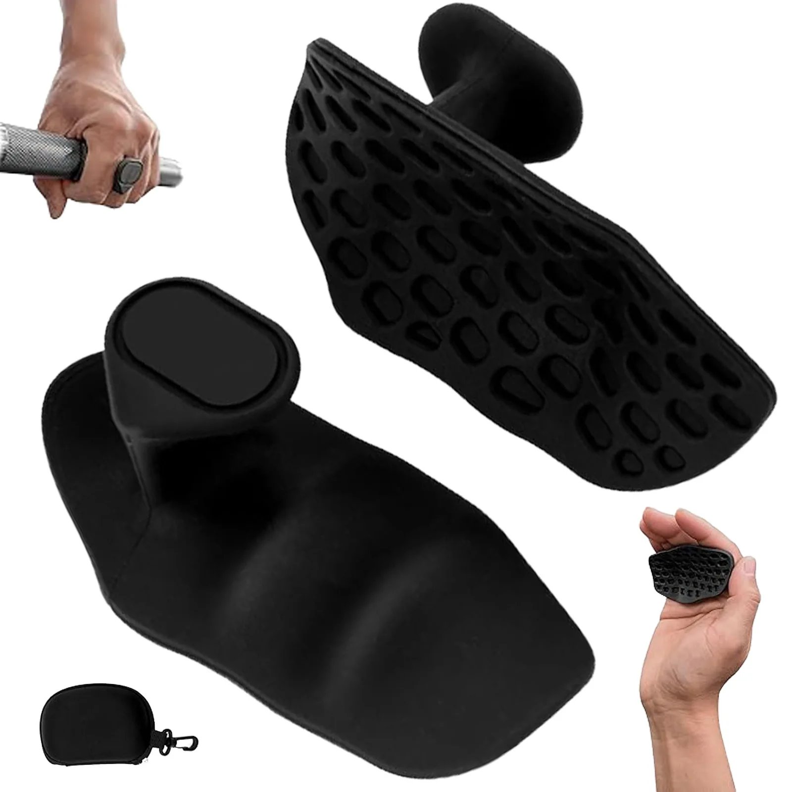 Grip Strengthener Hand - Impugnature Antiscivolo per Sollevamento Pesi, Trazioni,