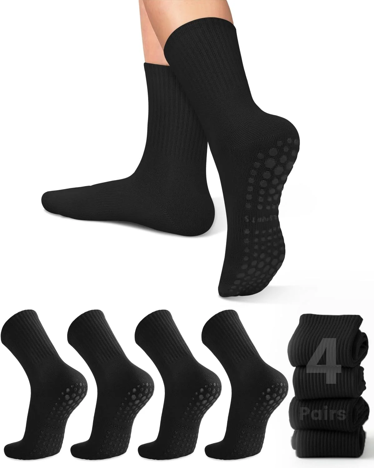 4 paia di calzini da yoga da d - Yoga & Fitness Classes By Niharika Zirakpur Reviews recensione e prezzo