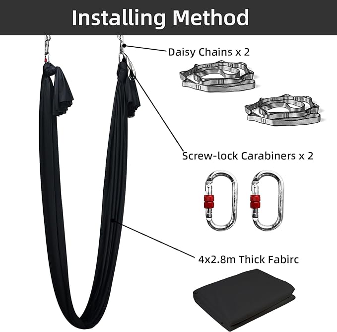 Amaca in Nylon Premium da 8m p - Yoga Swing Aerial recensione e prezzo