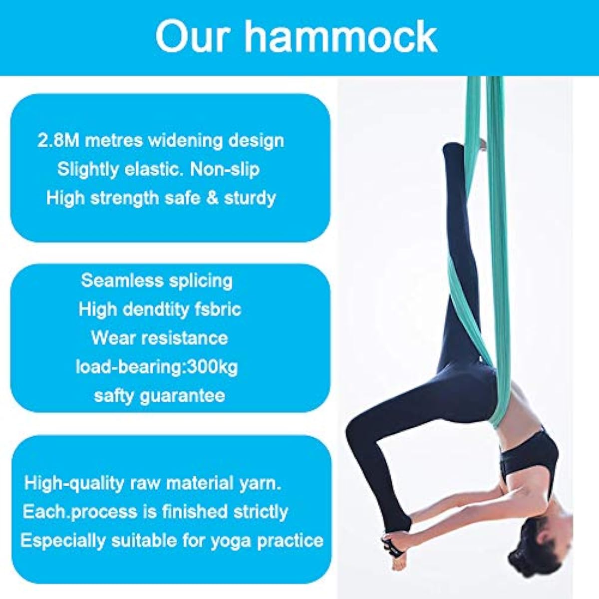 Amaca per Yoga Aereo 5M x 2.8M - Yoga Swing Aerial recensione e prezzo