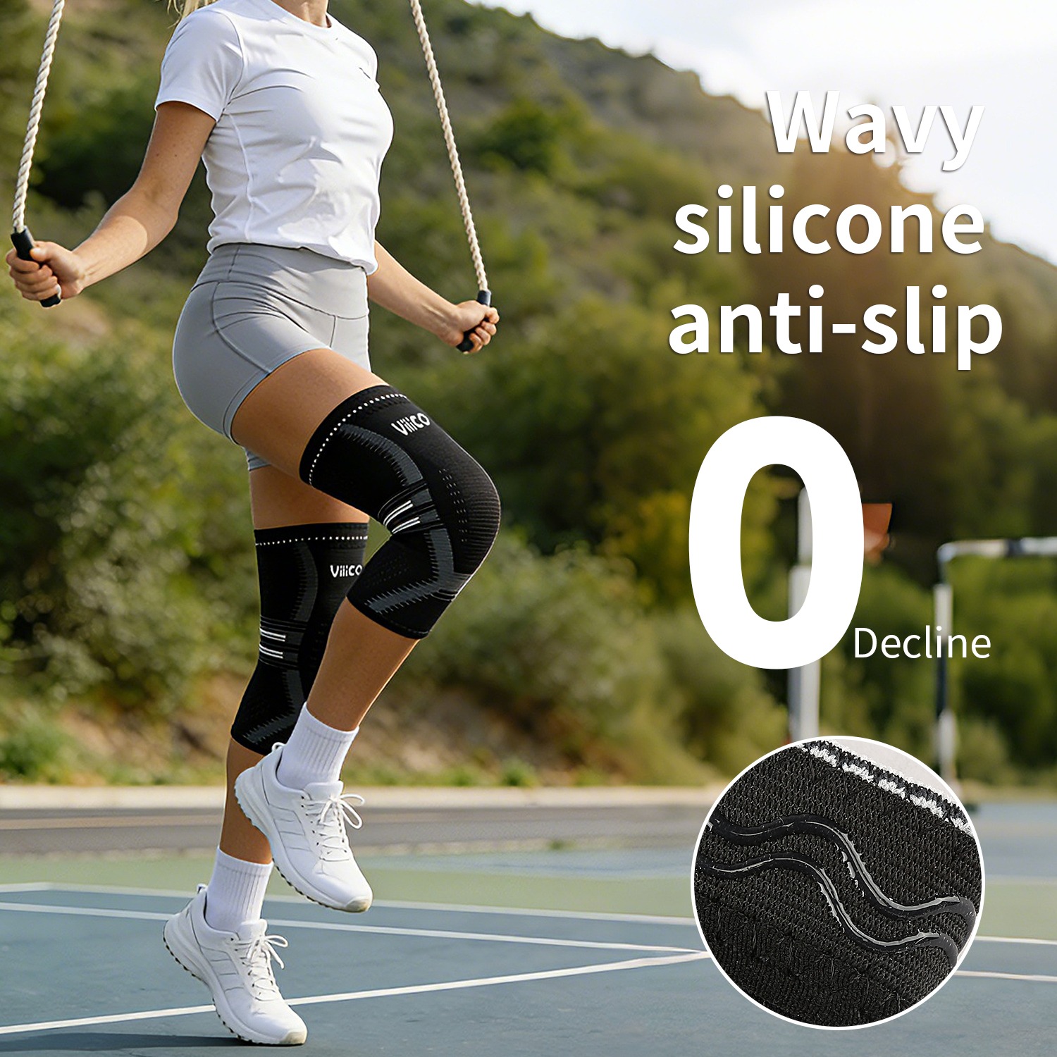 1 Pezzo di Ginocchiera Compres - Knee Sleeve Compression recensione e prezzo